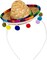 Mini Sombrero Headband – Cinco De Mayo Party Hat with Decorative Trim, Fiesta Costume Accessory for Mexican Themed Events